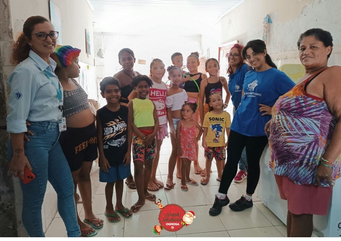 OGMOSA realiza entrega de doaes em creche na Ribeira